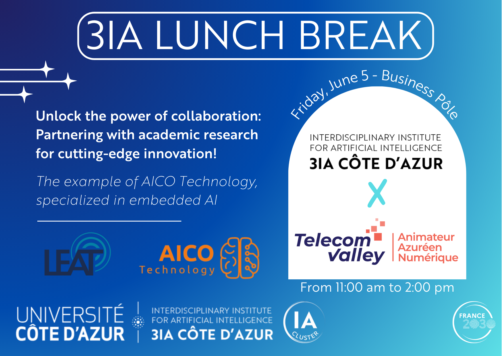 3IA lunch break with Telecom Valley - June 2025