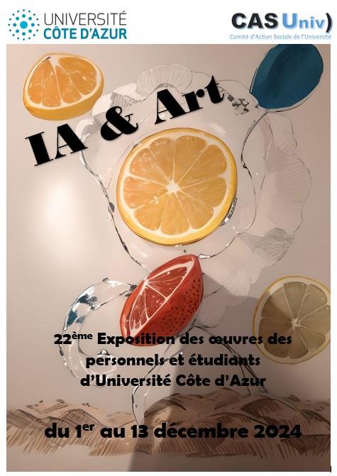 22eme-Exposition-Des-OEuvres-Des-Personnels-Et-Etudiants-UniCA-affiche-officielle-2024