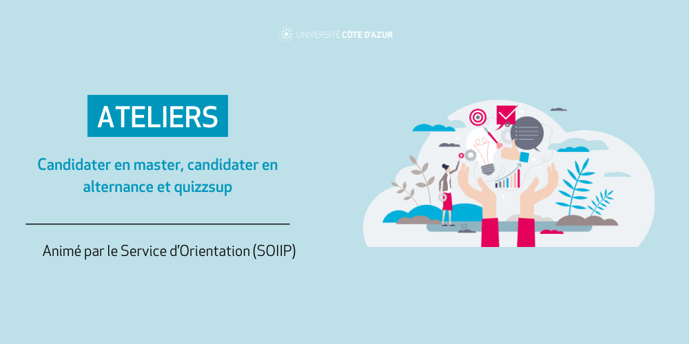 Ateliers Candidater en Master et en alternance