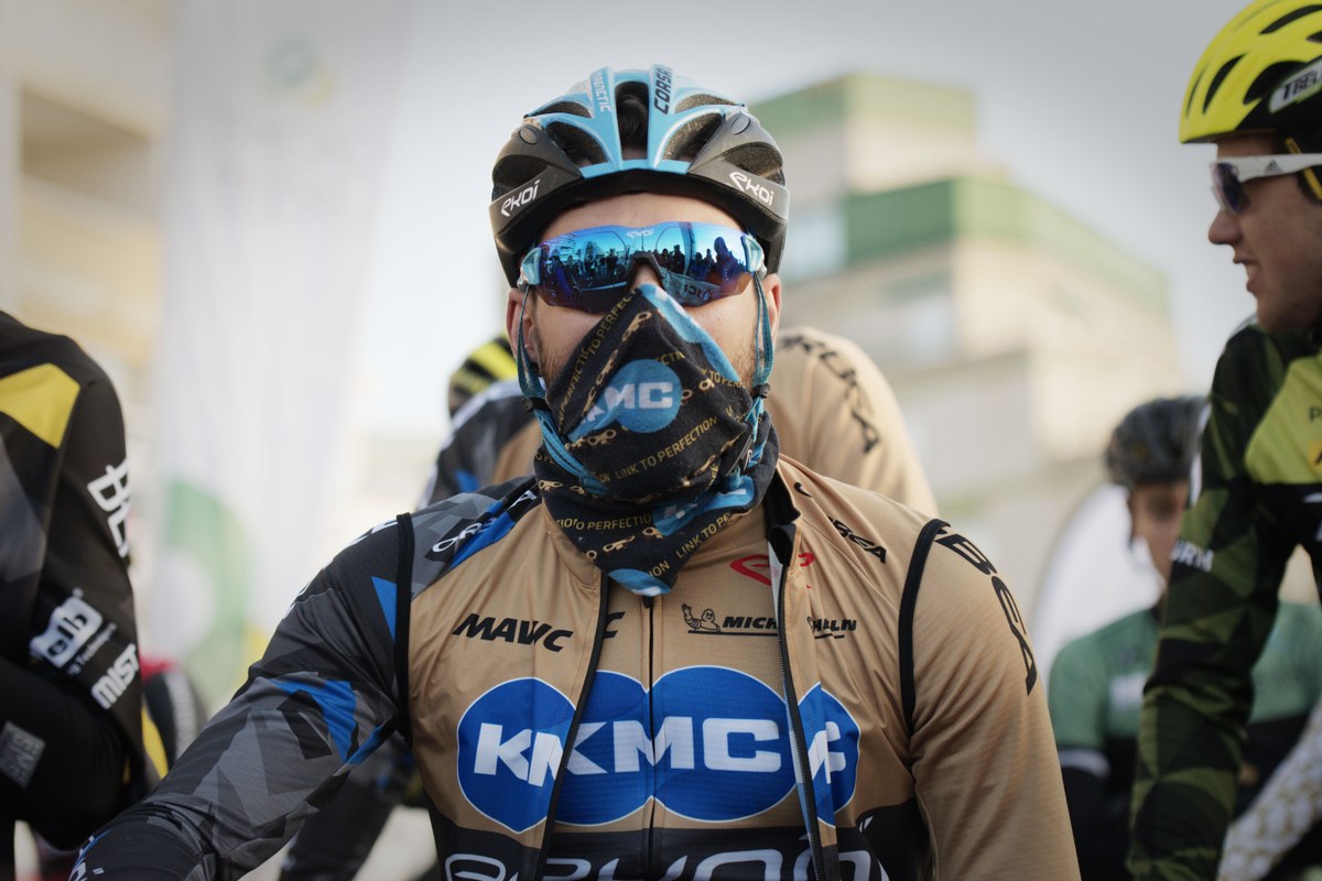 portrait d'un cycliste