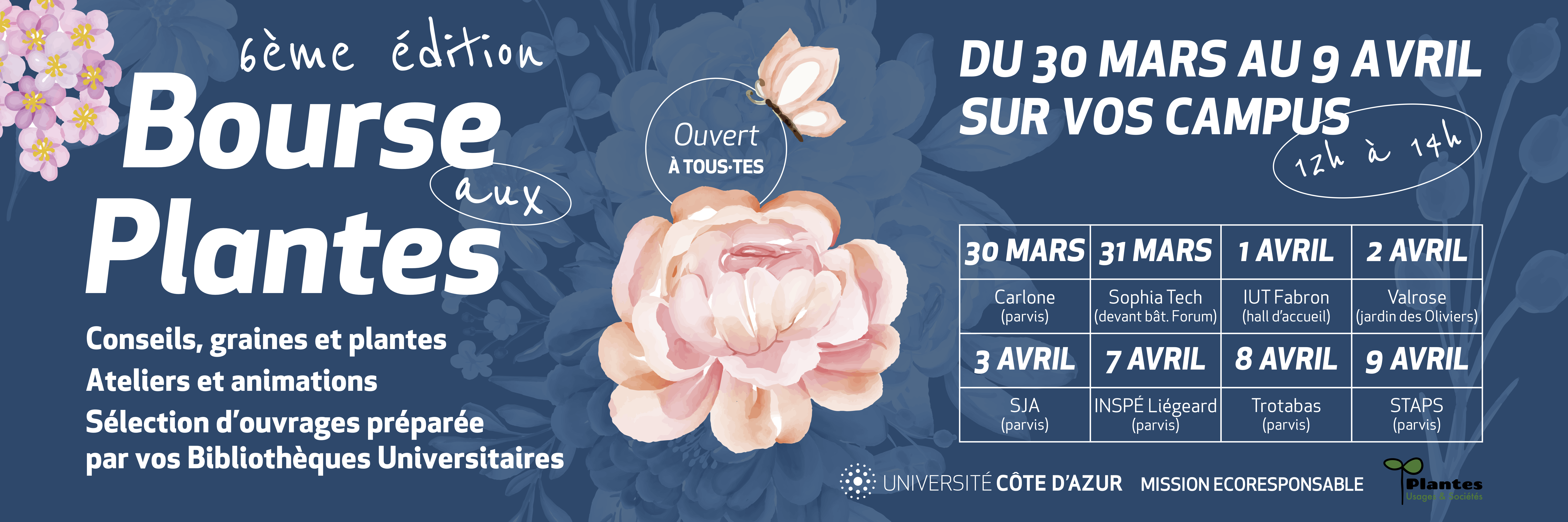 Bannière bourse aux plantes 6e édition