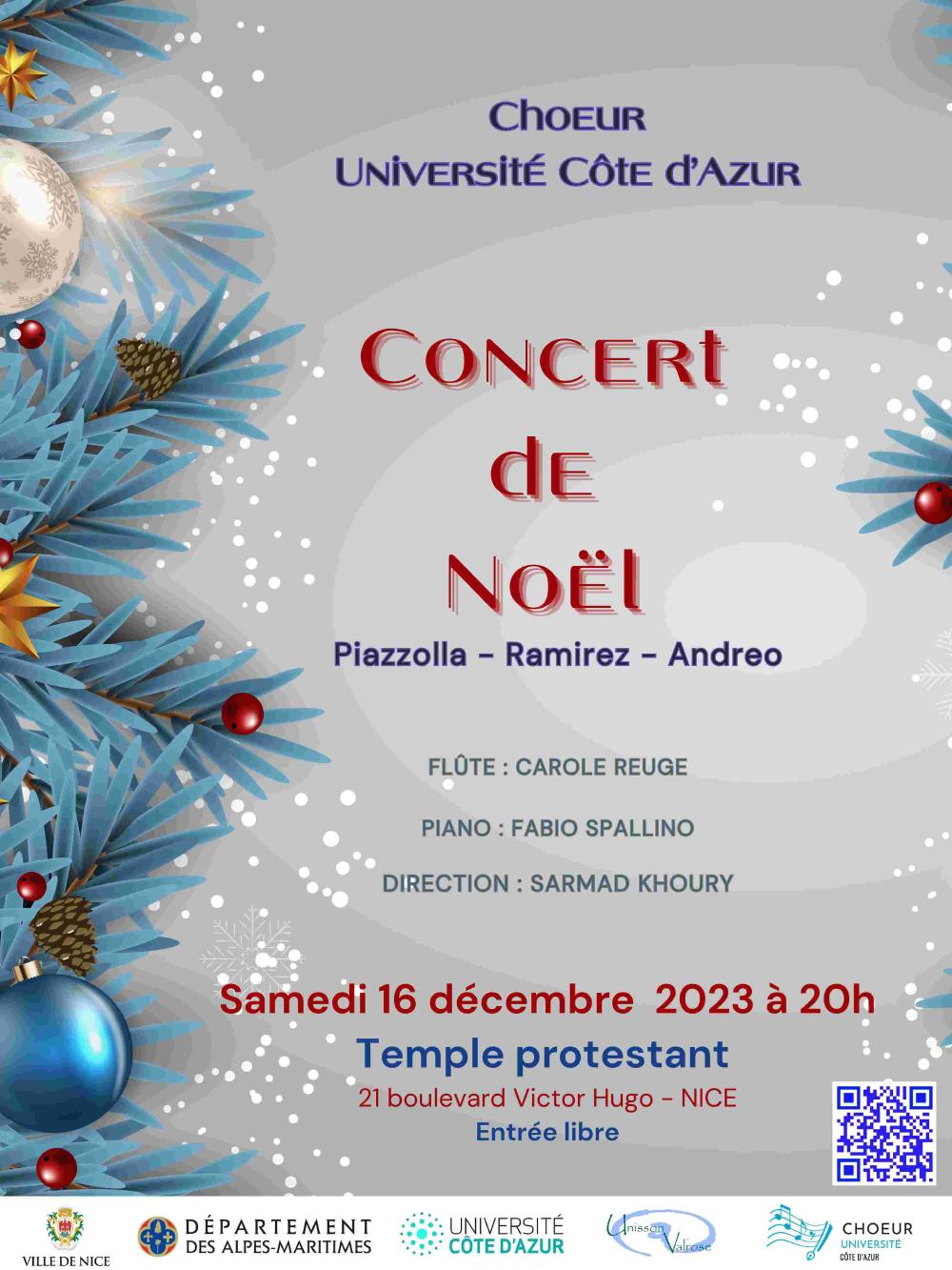 Choeur UniCA concert Noël 16122023 temple 