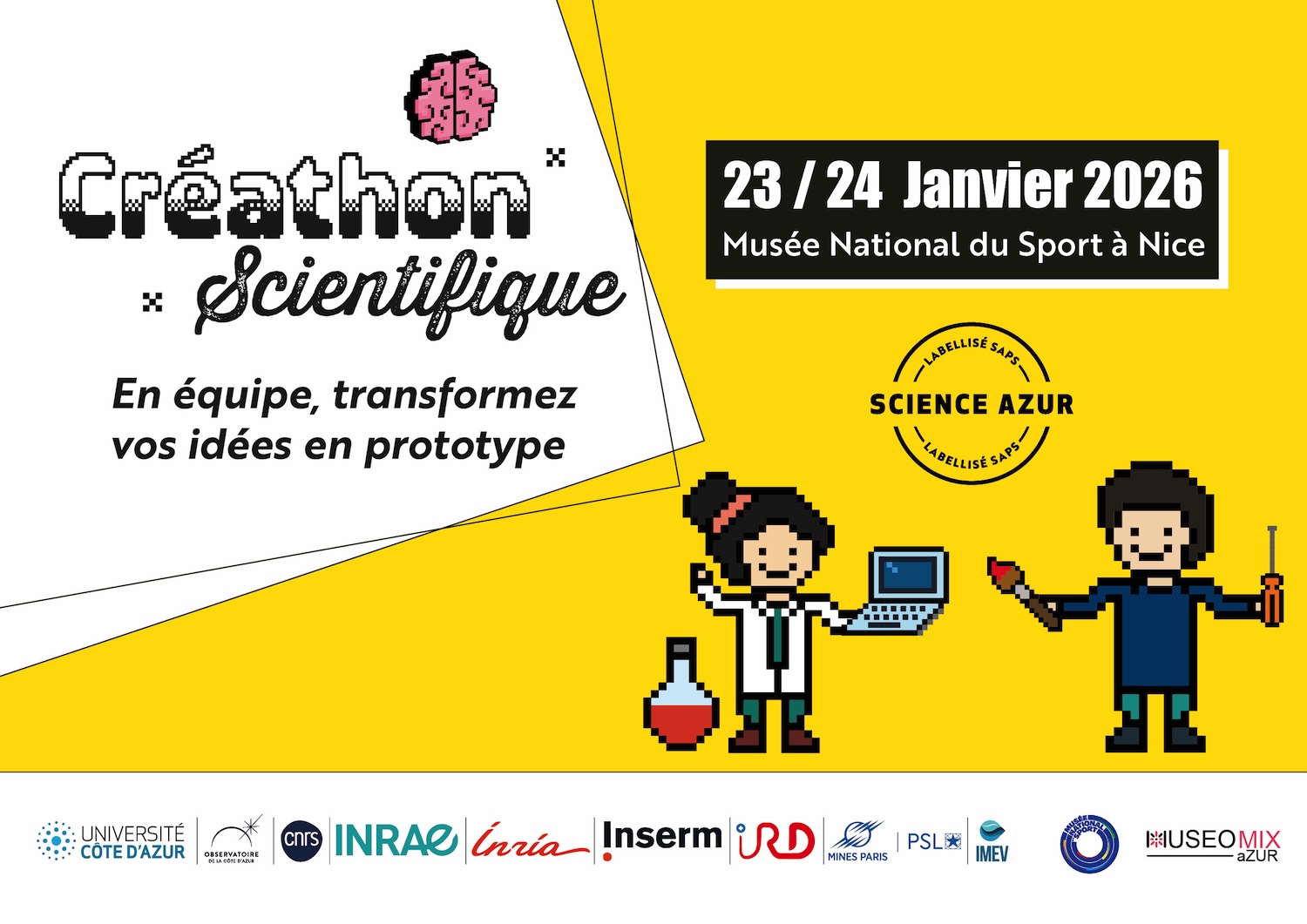 Inventez la science autrement : participez au Créathon Scientifique 2026 !