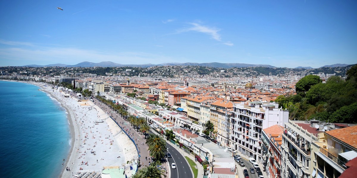 vue mer de Nice 