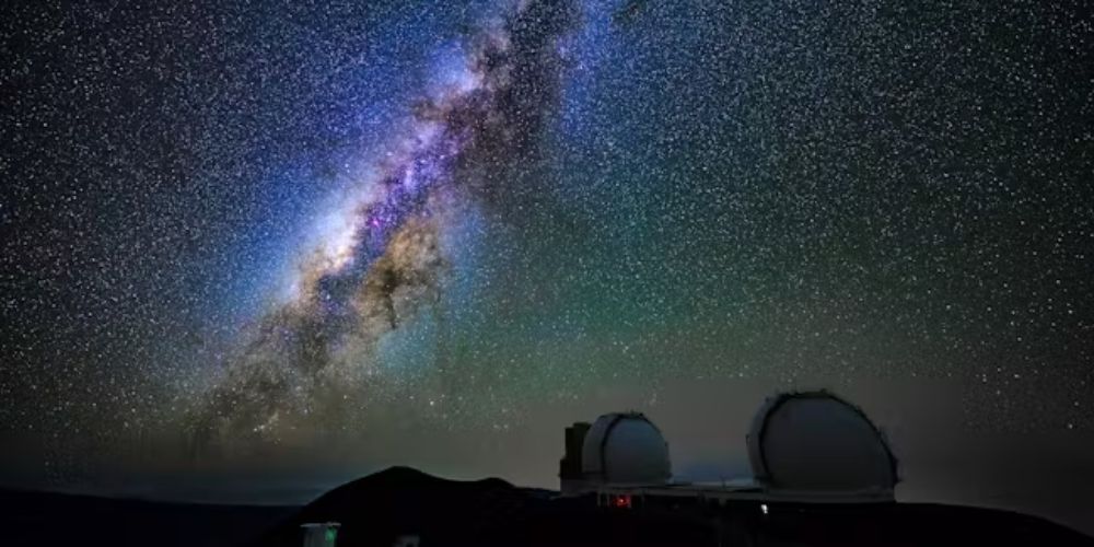 Le télescope infrarouge de la NASA au sommet du volcan endormi Mauna Kea, sur la grande île d’Hawaï, aux États-Unis